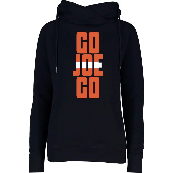 Cleveland Sundays Go Joe Go Womens Funnel Neck Pullover Hood