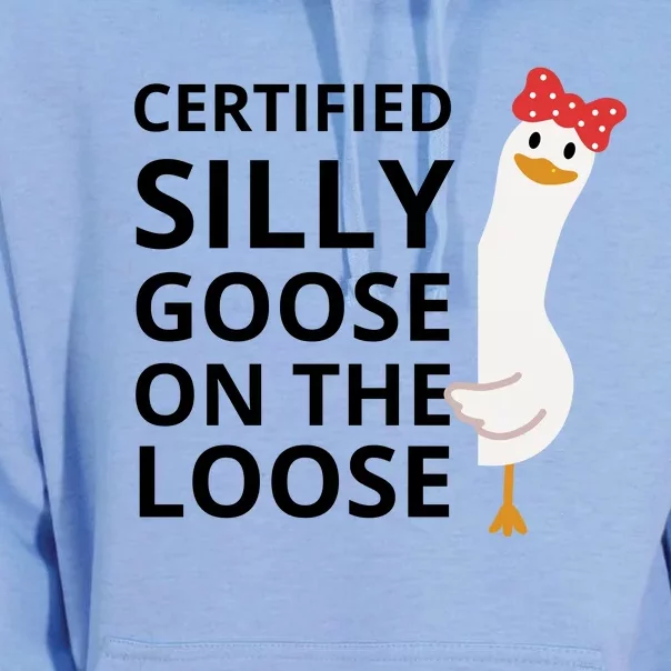 Certified Silly Goose On The Loose Unisex Surf Hoodie