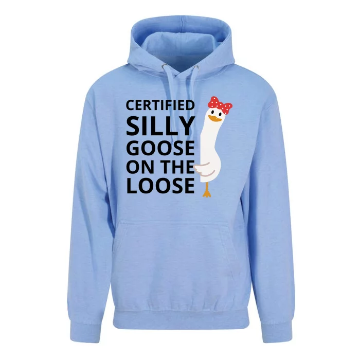 Certified Silly Goose On The Loose Unisex Surf Hoodie