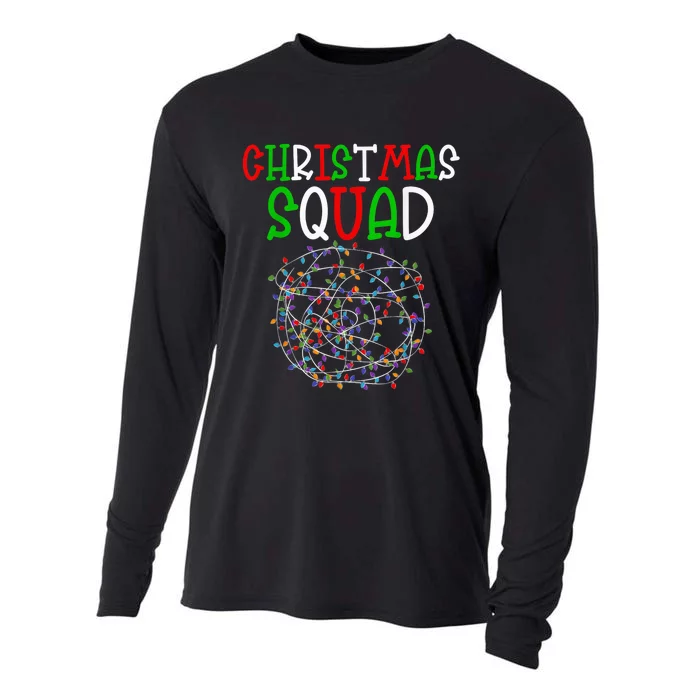 Christmas Squad Graphic - Christmas Crew Cooling Performance Long Sleeve Crew