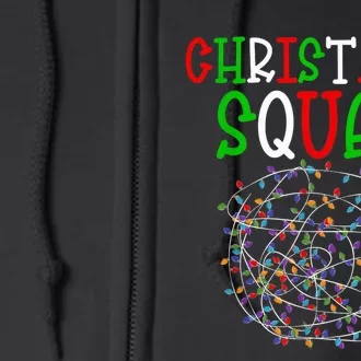 Christmas Squad Graphic - Christmas Crew Full Zip Hoodie