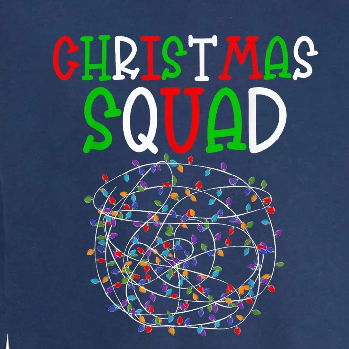 Christmas Squad Graphic - Christmas Crew Garment-Dyed Sweatshirt