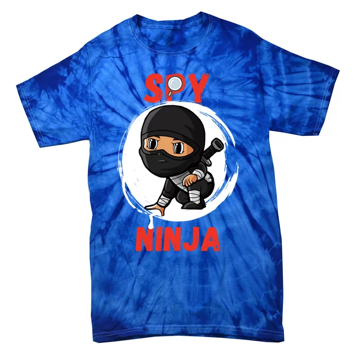 Cool Spy Gaming Ninjas Gamer Boy Girl Kids Spy Ninja Gift Tie-Dye T-Shirt