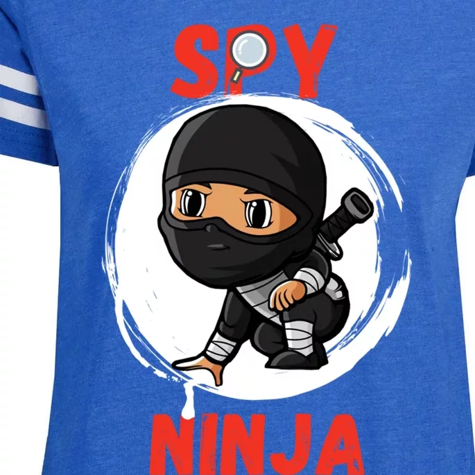 Cool Spy Gaming Ninjas Gamer Boy Girl Kids Spy Ninja Gift Enza Ladies Jersey Football T-Shirt