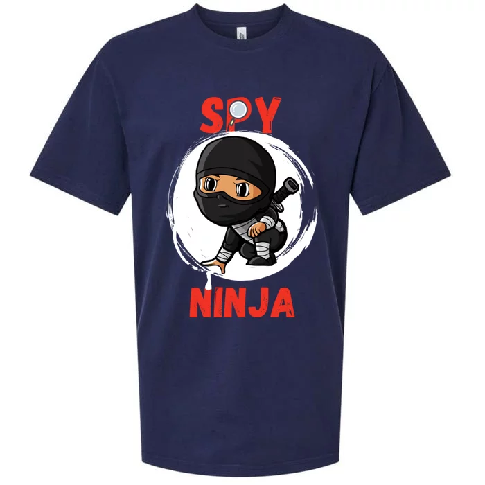 Cool Spy Gaming Ninjas Gamer Boy Girl Kids Spy Ninja Gift Sueded Cloud Jersey T-Shirt