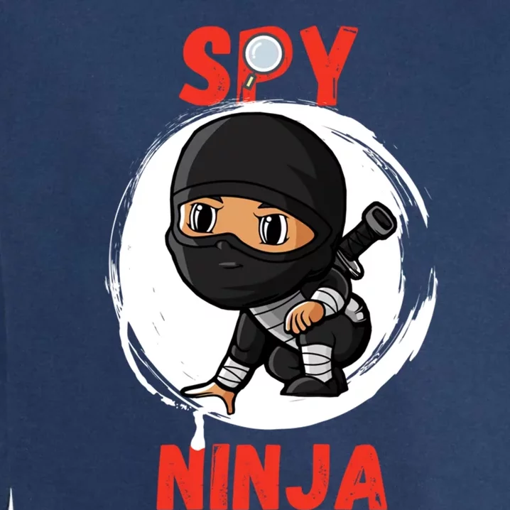 Cool Spy Gaming Ninjas Gamer Boy Girl Kids Spy Ninja Gift Garment-Dyed Sweatshirt