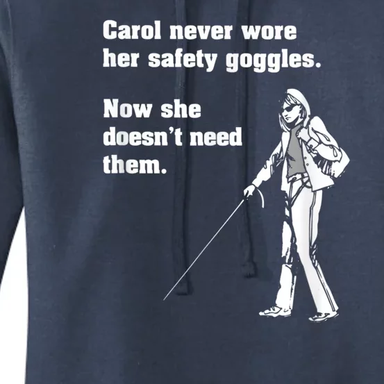 Carol Safety Goggles Funny Science Chemistry Women's Pullover Hoodie