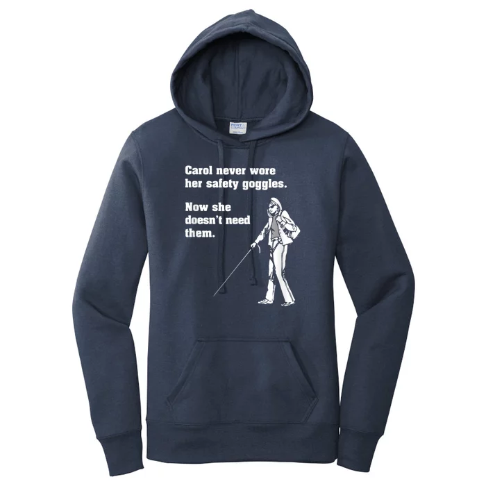 Carol Safety Goggles Funny Science Chemistry Women's Pullover Hoodie