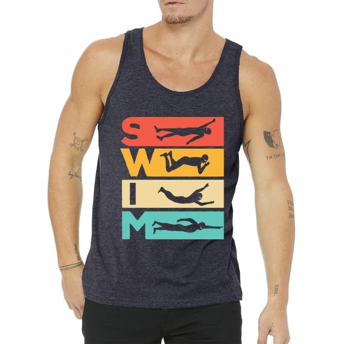 Cute Swimming Gift For Swimmers Tank Top