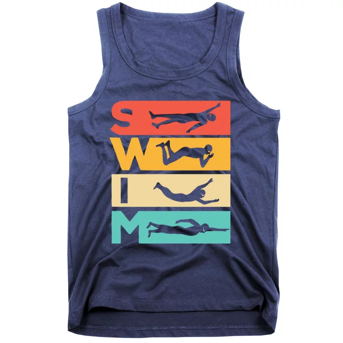 Cute Swimming Gift For Swimmers Tank Top