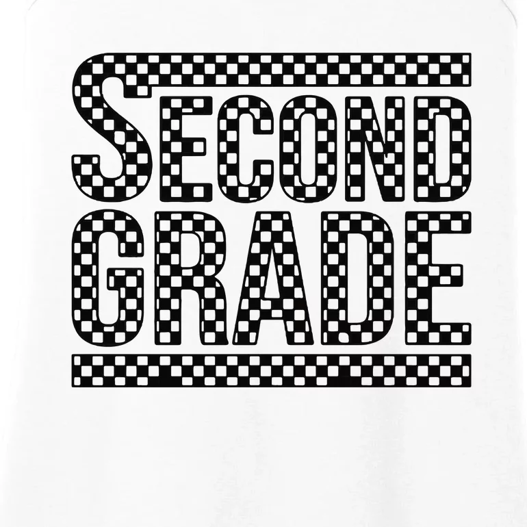 Checkered Second Grade Ladies Essential Tank