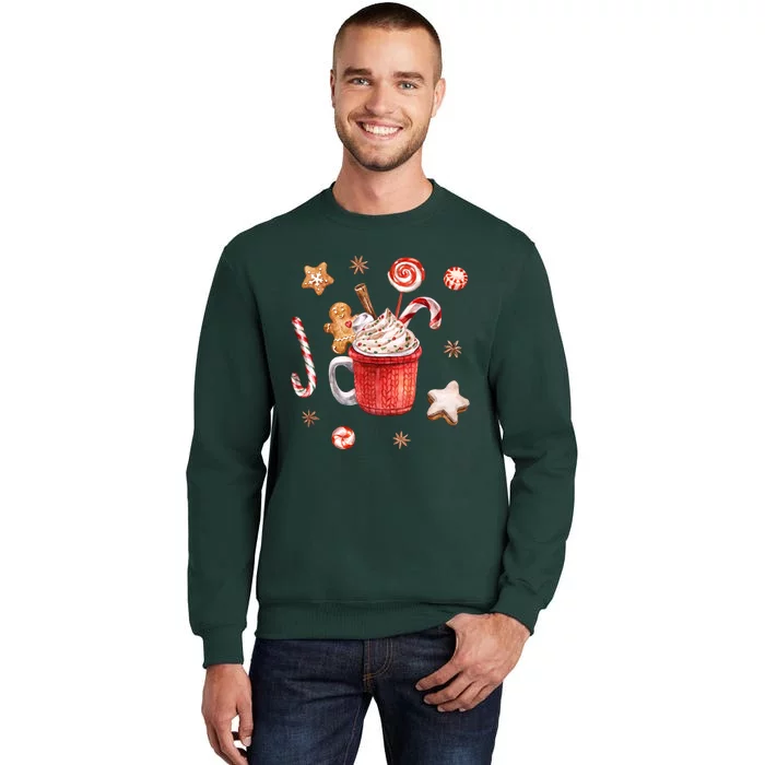 Christmas Season Gingerbread Hot Coco Sweatshirt