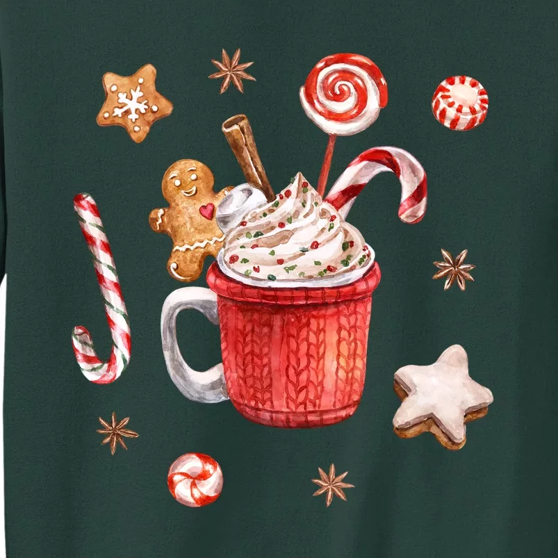 Christmas Season Gingerbread Hot Coco Sweatshirt