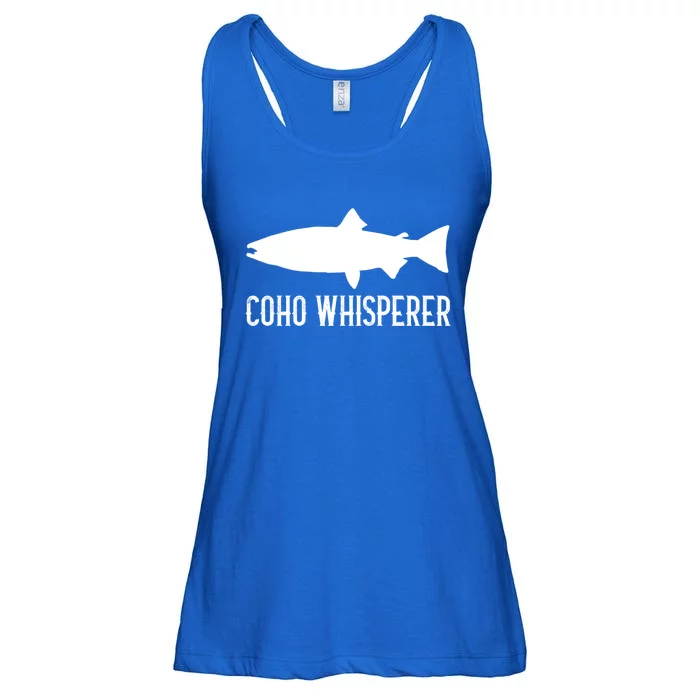 Coho Salmon Gift Fun Fishing Gift Laskan Fisher Ladies Essential Flowy Tank