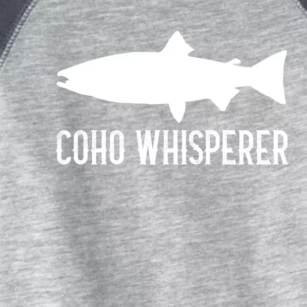 Coho Salmon Gift Fun Fishing Gift Laskan Fisher Toddler Fine Jersey T-Shirt