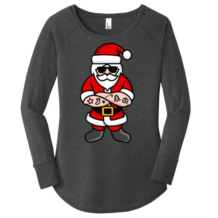 Cool Santa Gangster Women's Perfect Tri Tunic Long Sleeve Shirt