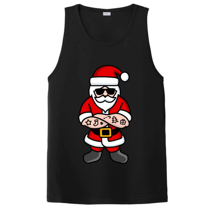 Cool Santa Gangster Performance Tank