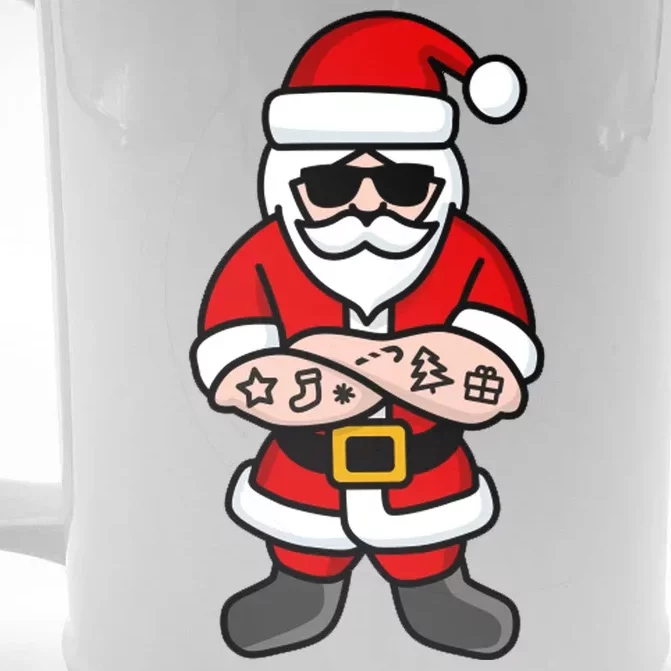 Cool Santa Gangster Front & Back Beer Stein