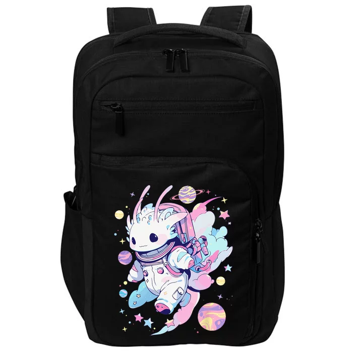 Cute Space Galaxy Axolotl Pastel Goth Aesthetic Nu Goth Impact Tech Backpack