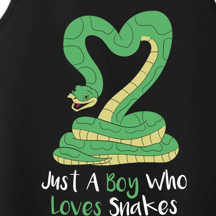 Cute Snake Gift Girl Boy Boa Constrictor Performance Tank