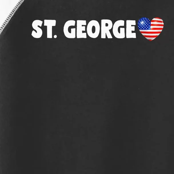 City St. George United States St. George City Toddler Fine Jersey T-Shirt