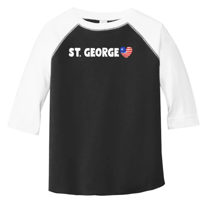 City St. George United States St. George City Toddler Fine Jersey T-Shirt