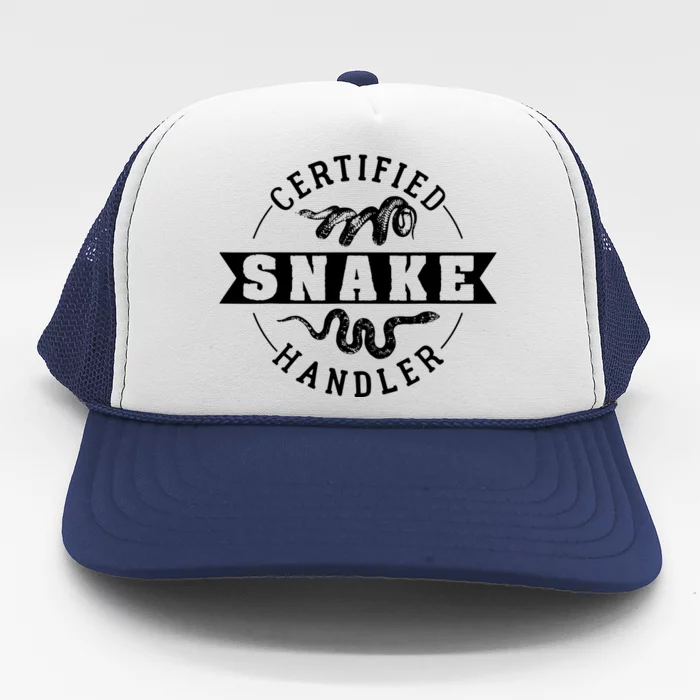 Certified Snake Handler Trucker Hat