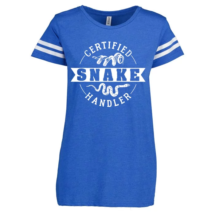 Certified Snake Handler Enza Ladies Jersey Football T-Shirt