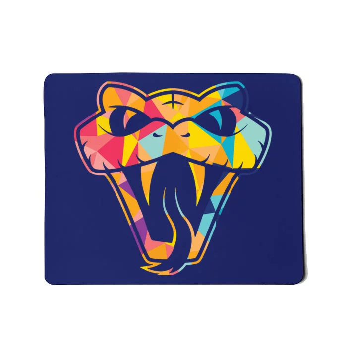 Colorful Snake Head Serpent Mousepad