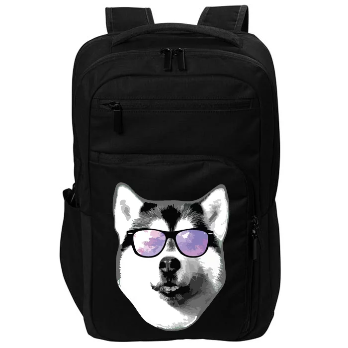 Cool Siberian Husky T Gift For Men Women Boy Girl Impact Tech Backpack