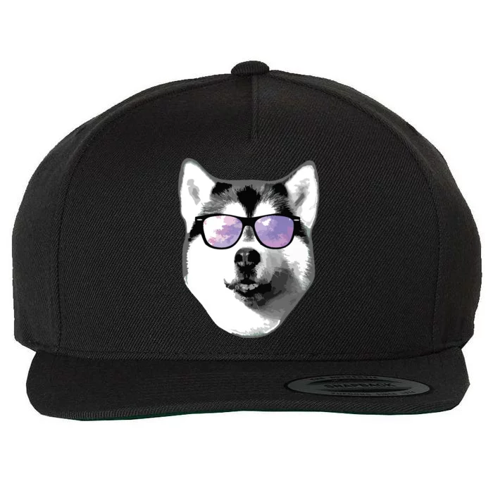 Cool Siberian Husky T Gift For Men Women Boy Girl Wool Snapback Cap