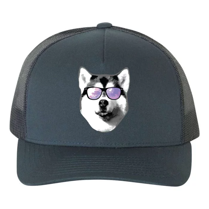 Cool Siberian Husky T Gift For Men Women Boy Girl Yupoong Adult 5-Panel Trucker Hat