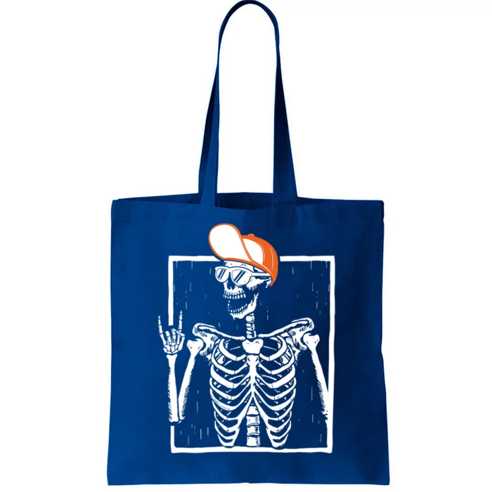 Cool Skeleton Hand Rock Smile Spooky Halloween Cool Gift Tote Bag