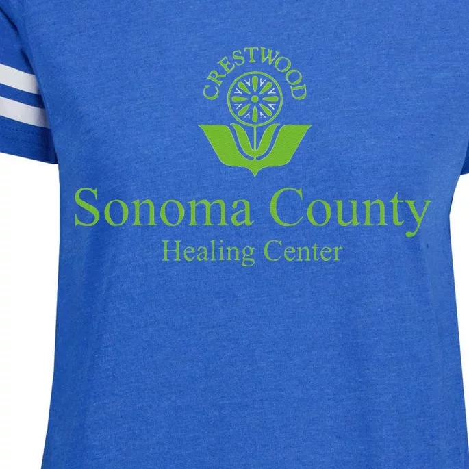 Crestwood Sonoma Healing Center Enza Ladies Jersey Football T-Shirt