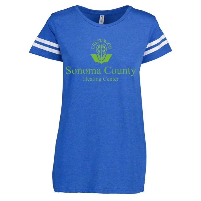 Crestwood Sonoma Healing Center Enza Ladies Jersey Football T-Shirt