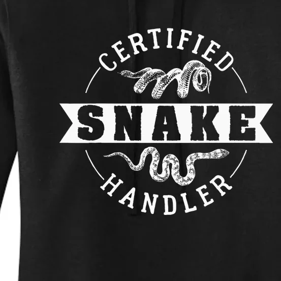 Certified Snake Handler Women's Pullover Hoodie