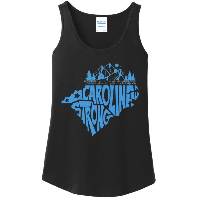 Carolina Strong Hurricane Relief Western Nc Ladies Essential Tank