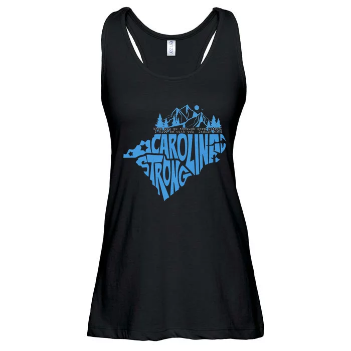 Carolina Strong Hurricane Relief Western Nc Ladies Essential Flowy Tank