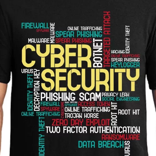 Cyber Security Hacker It Analyst Computer Programmer Pajama Set