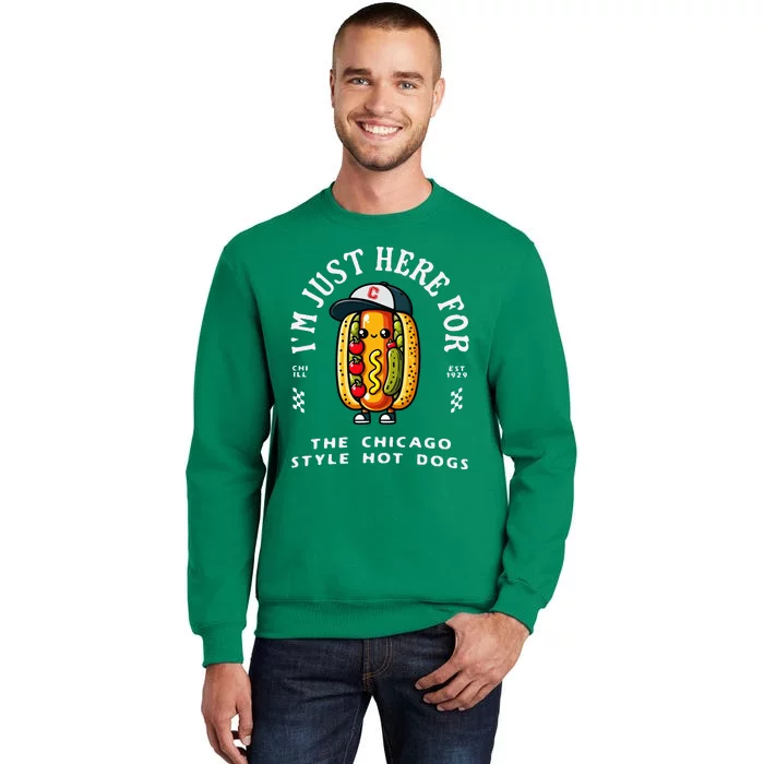 Chicago Style Hot Dog Lover Chicago Foodie Sweatshirt