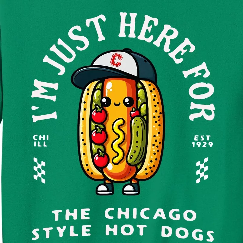 Chicago Style Hot Dog Lover Chicago Foodie Sweatshirt