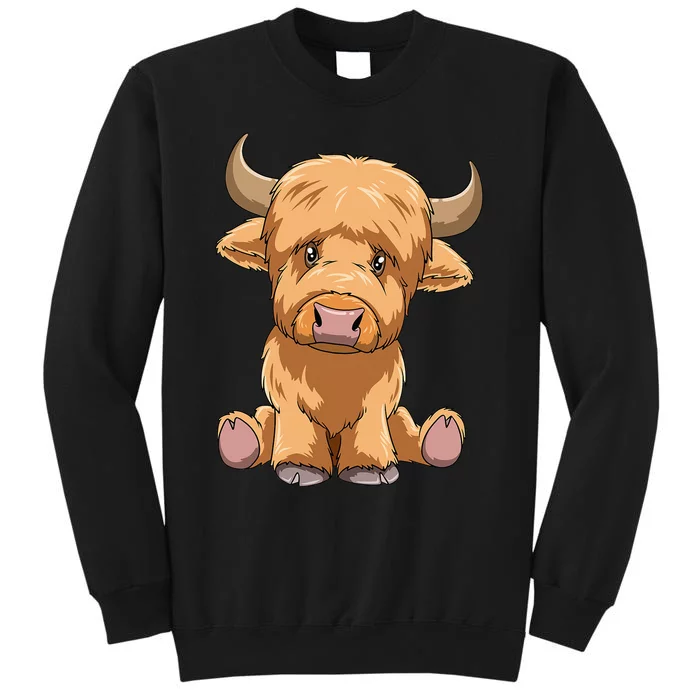 Cute Scottish Highland Cow Scotland Lovers Sweatshirt