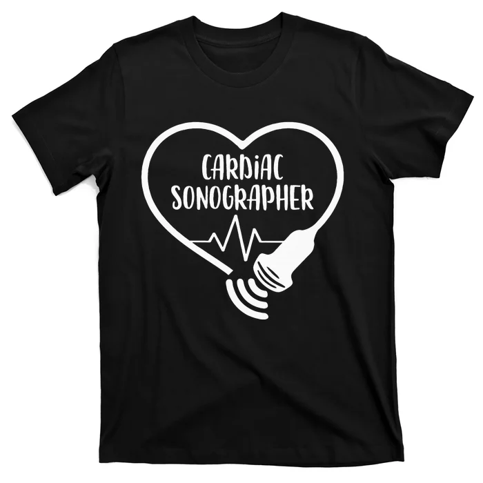 Cardiac Sonographer Heart Scanning RDCS Echocardiographer T-Shirt ...