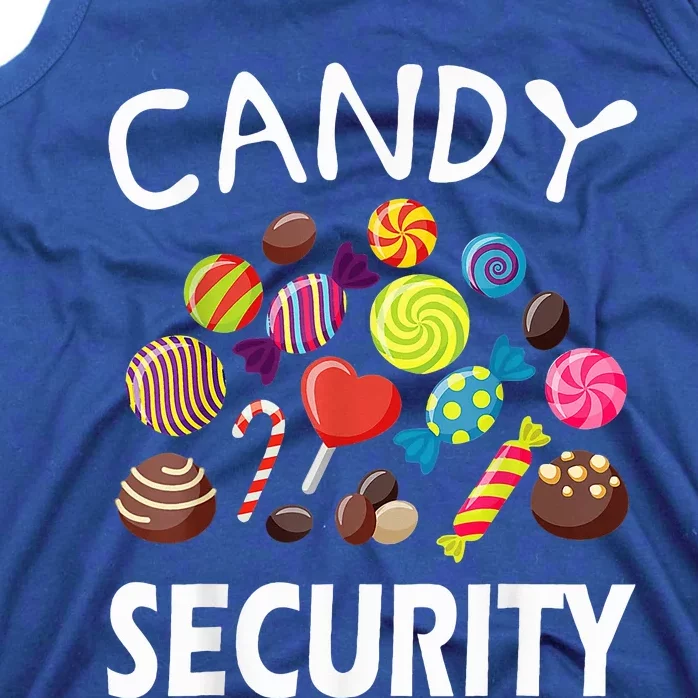 Candy Security Halloween Costume Party Tank Top