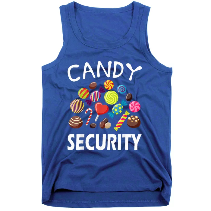 Candy Security Halloween Costume Party Tank Top