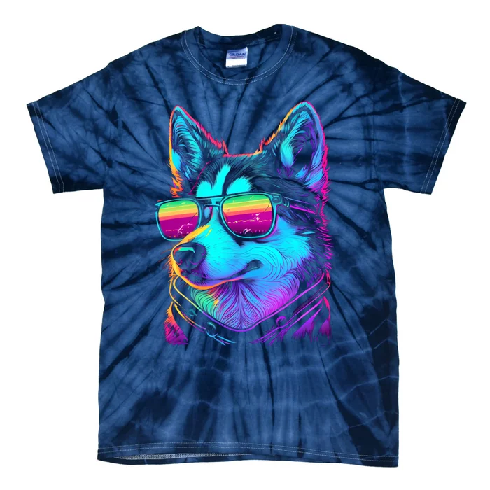 Cool Siberian Husky T Gifts for Boy & Girl Tie-Dye T-Shirt