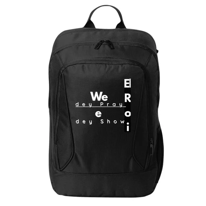 Casual Streetwear hiphop Pidgin letter City Backpack