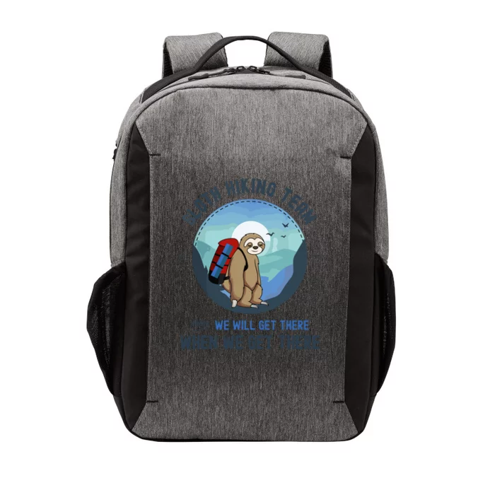 Cute Sloth Hiking Team Relax We Will Get There Gift Sloth Hiking Vector Backpack