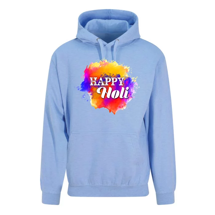 Color Smear Happy Holi Gift Unisex Surf Hoodie