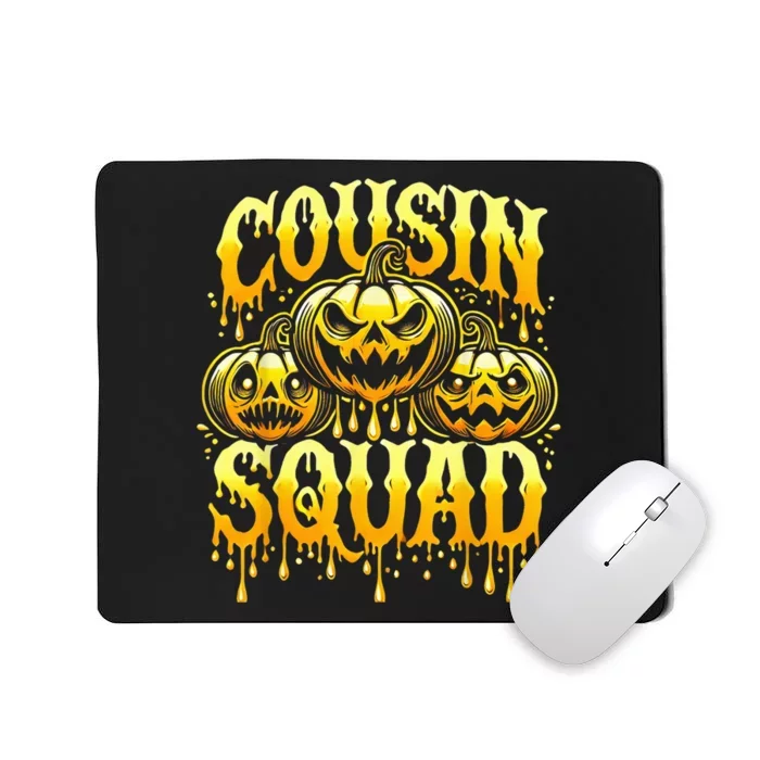 Cousin Squad Halloween Cousin Crew Costume Matching Pumpkins Mousepad